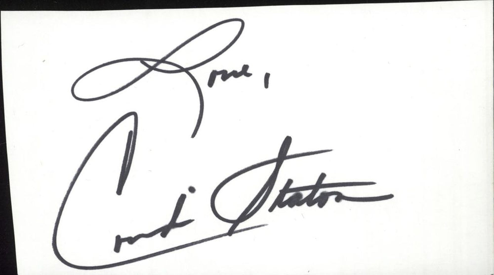 Candi Staton Autograph UK memorabilia AUTOGRAPH