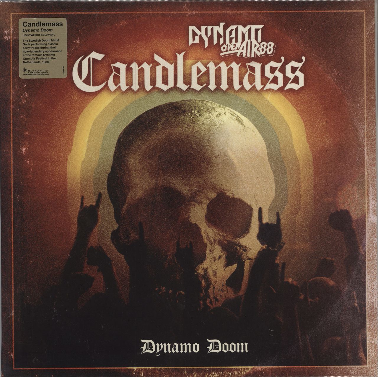 Candlemass Dynamo Doom - Gold Vinyl UK vinyl LP album (LP record) VILELP769