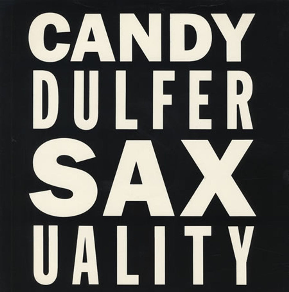 Candy Dulfer Saxuality UK 12" vinyl single (12 inch record / Maxi-single) PT43770