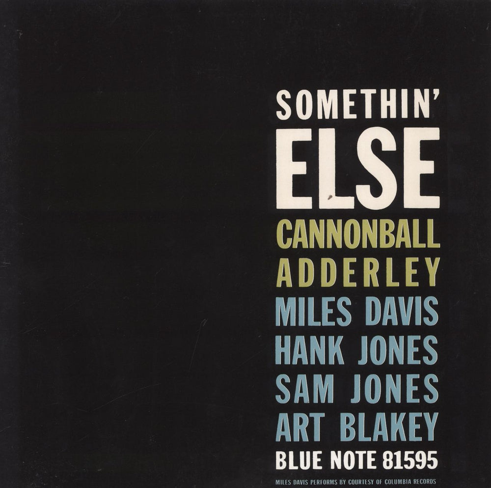 Cannonball Adderley Somethin' Else - 180gram Vinyl + Booklet UK vinyl LP album (LP record) BST-81595