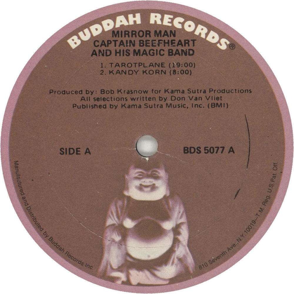 Captain Beefheart & Magic Band Mirror Man - 3rd US vinyl LP album (LP record) CPTLPMI703023