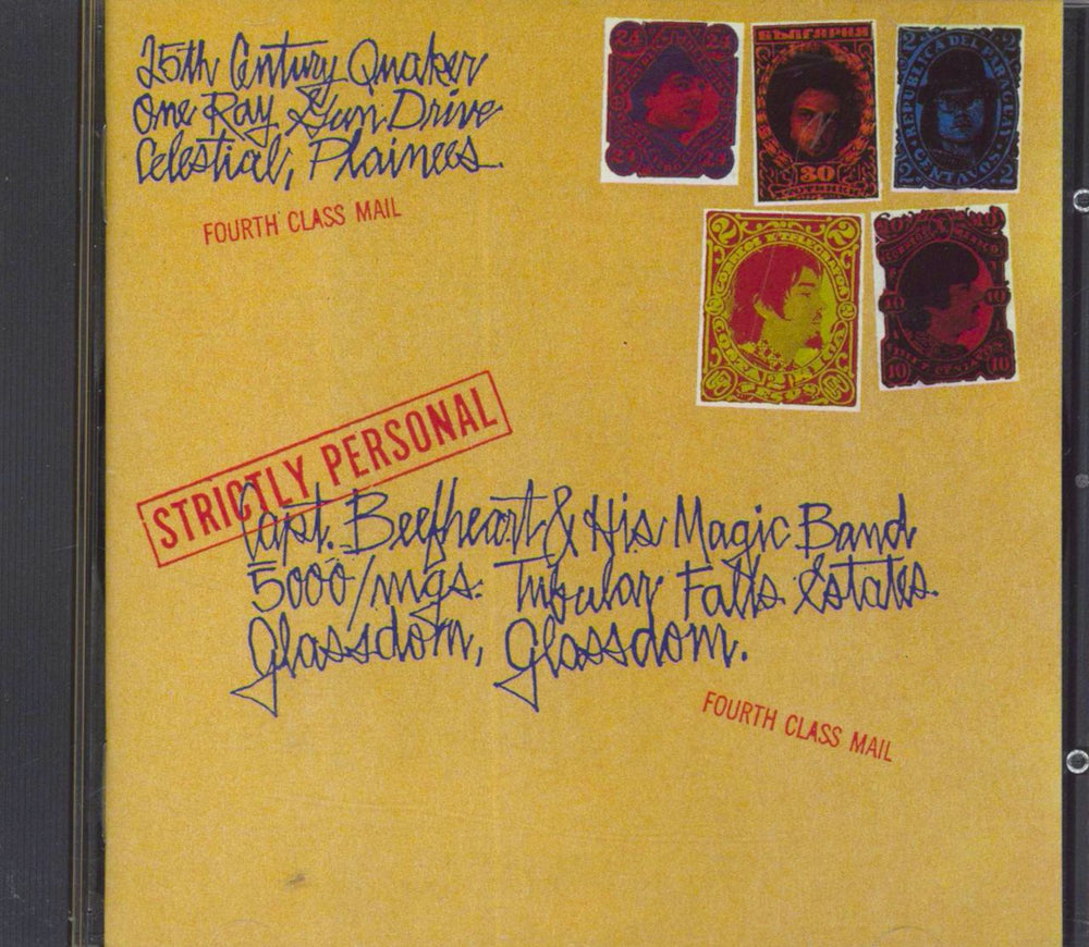 Captain Beefheart & Magic Band Strictly Personal UK CD album (CDLP) CZ529