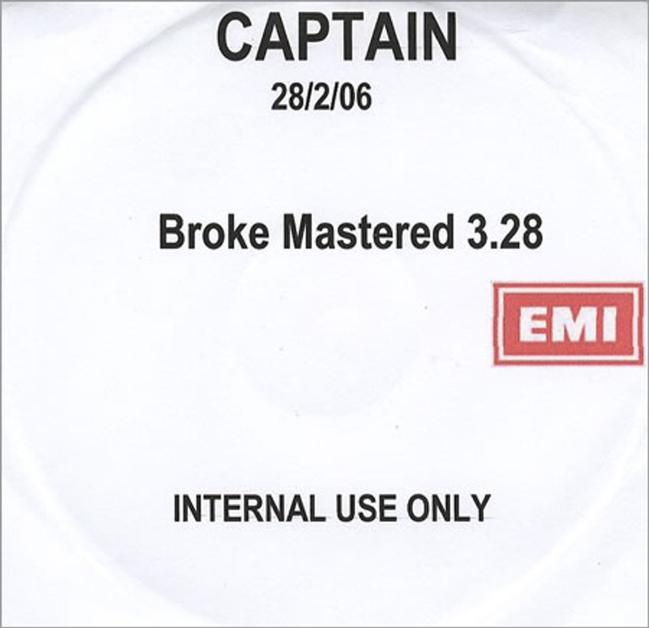 Captain Broke UK CD single (CD5 / 5")