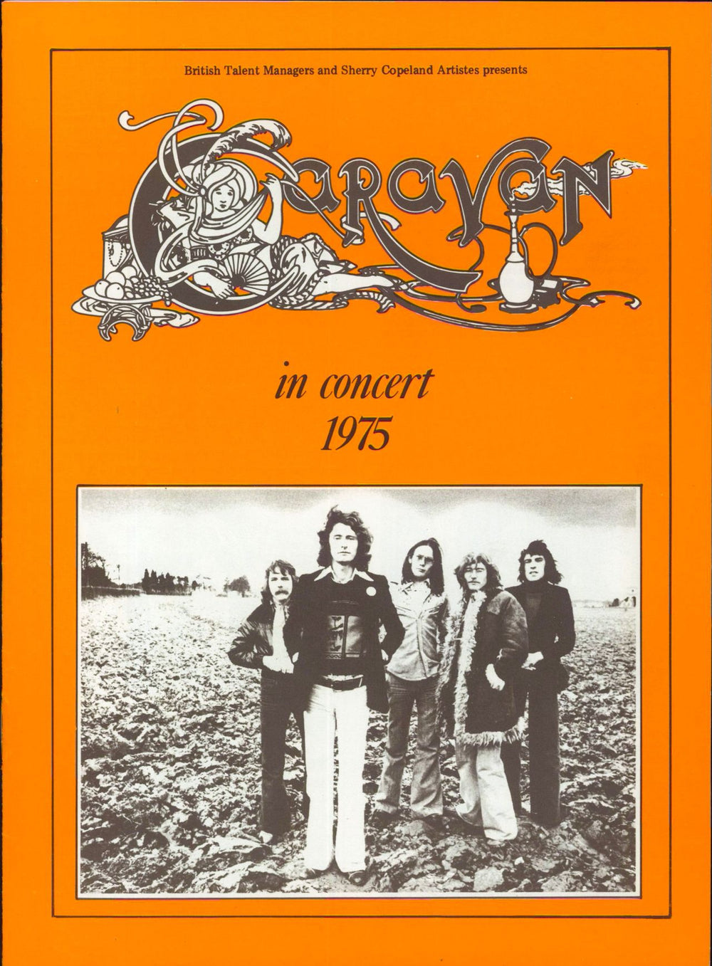 Caravan In Concert 1975 + Ticket Stub UK tour programme TOUR PROGRAMME