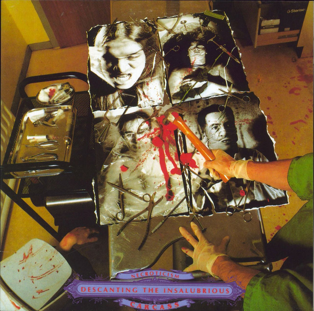 Carcass Necroticism - Descanting The Insalubrious UK vinyl LP album (LP record) MOSH042FDRUS