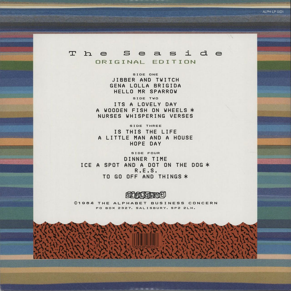 Cardiacs The Seaside (Original Edition): Remastered - 180 Gram UK 2-LP vinyl record set (Double LP Album) 5060438480107