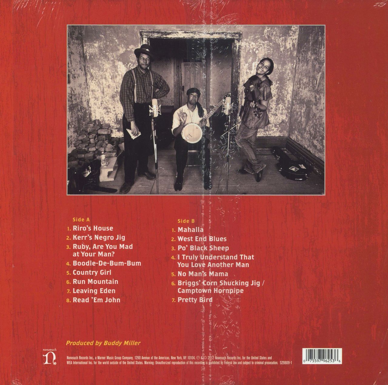 Carolina Chocolate Drops Leaving Eden + Shrink US Vinyl LP — RareVinyl.com