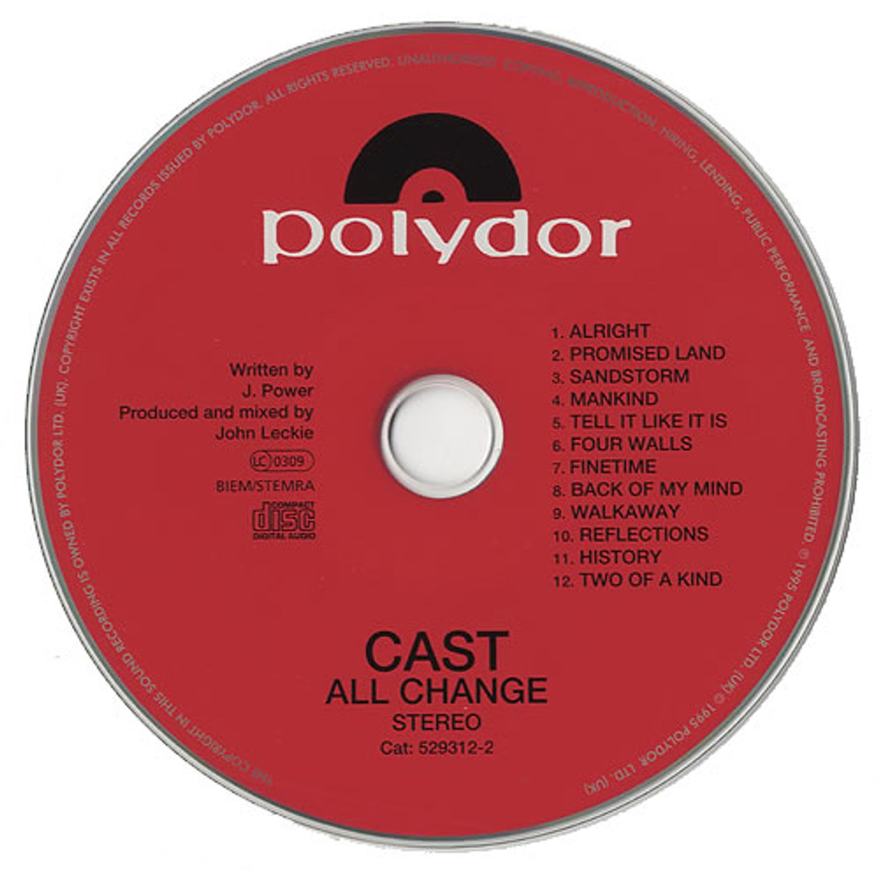 オリジナル cast all change 1995 CD