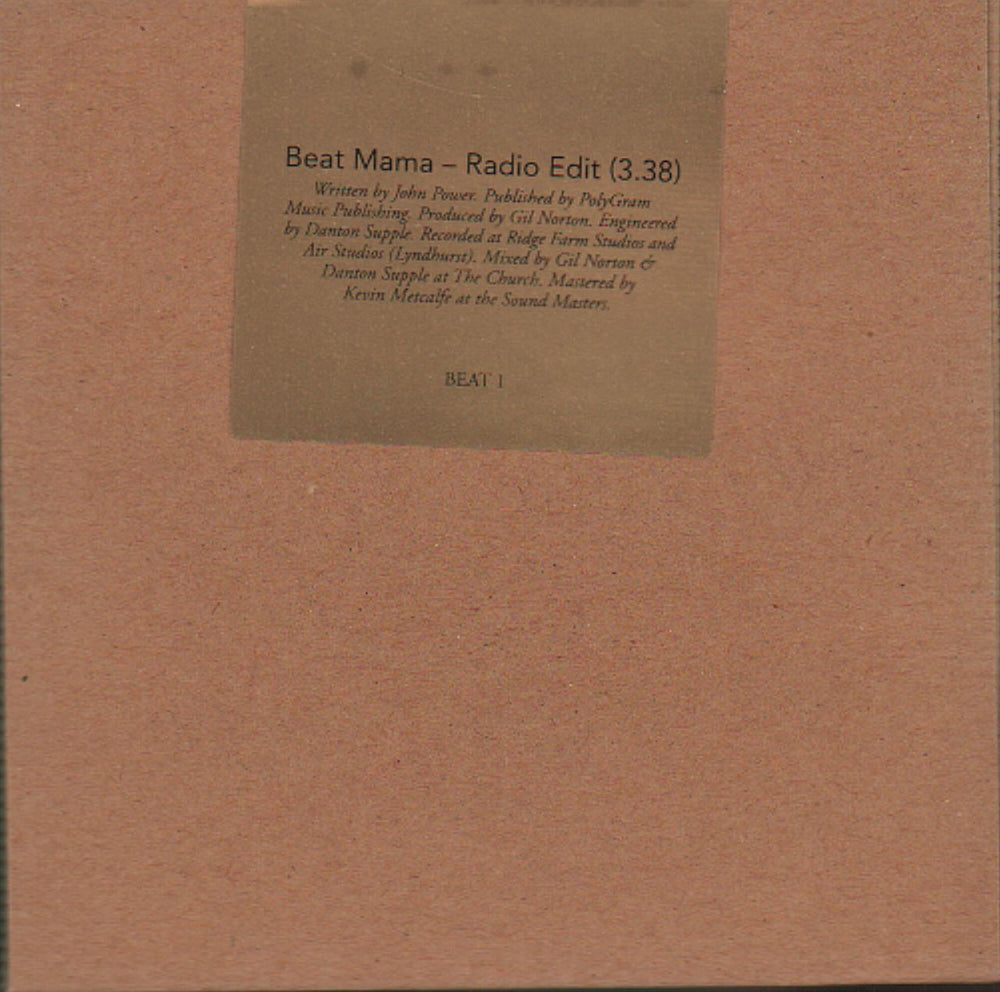 Cast Beat Mama UK Promo CD single (CD5 / 5") BEAT1