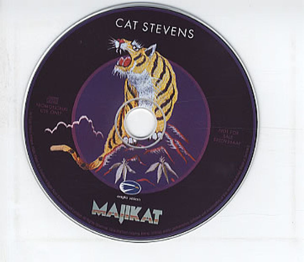 Cat Stevens Majikat Earth Tour 1976 German Promo CD single (CD5 / 5") CTVC5MA317188