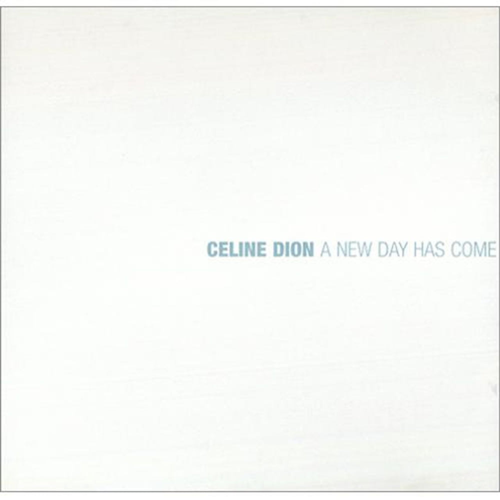 Celine Dion A New Day Has Come UK Promo CD single (CD5 / 5") SAMPCS111201