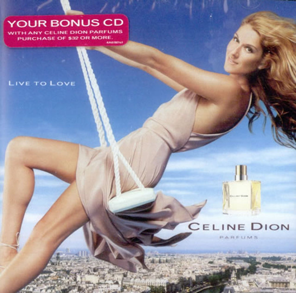 Celine Dion Live To Love - Sealed US Promo CD album (CDLP) A61921