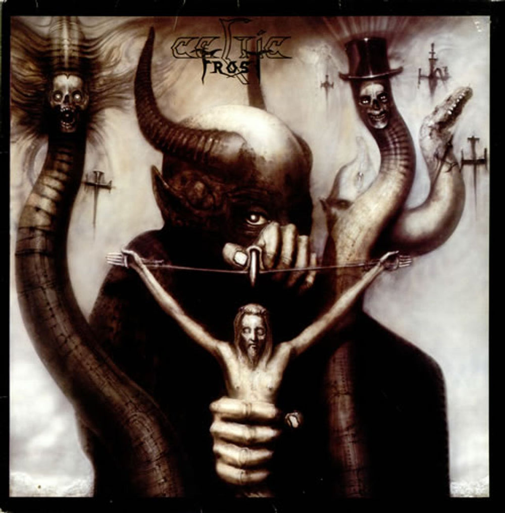 Celtic Frost To Mega Therion German vinyl LP album (LP record) N0031