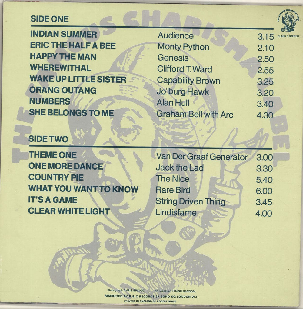 Charisma Records One More Chance UK vinyl LP album (LP record)