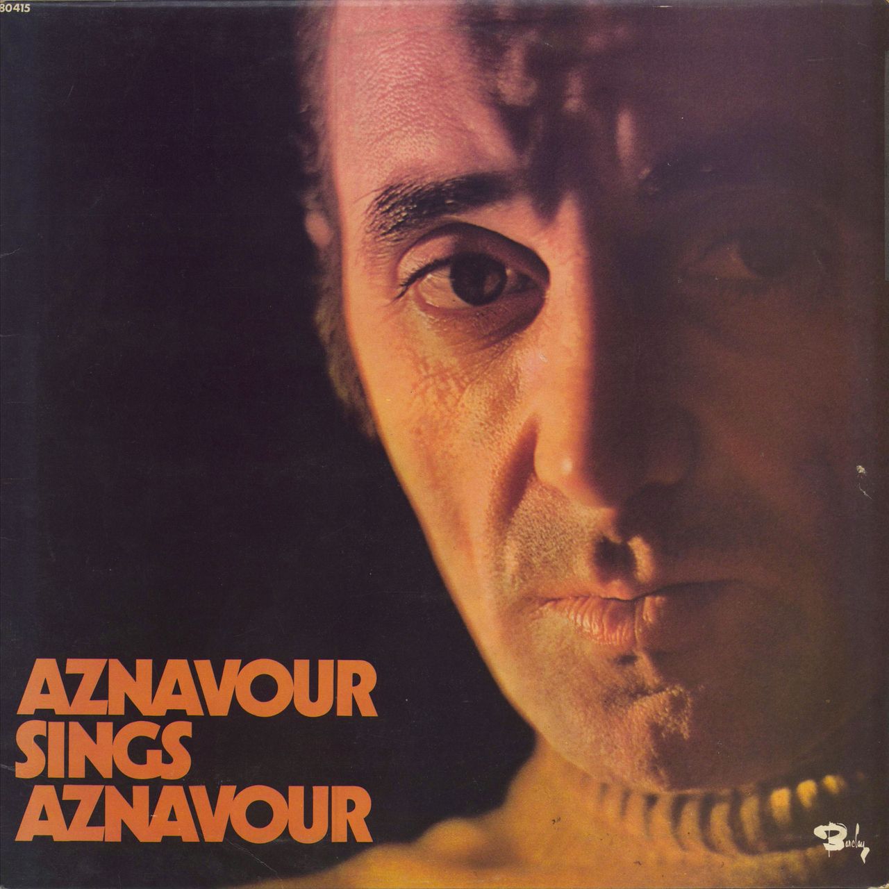 Charles Aznavour Aznavour Sings Aznavour - EX UK vinyl LP album (LP record) 80415