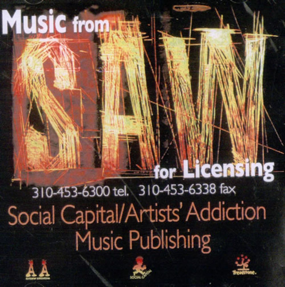 Charlie Clouser Music From The Saw Films US Promo CD-R acetate CDR ACETATE