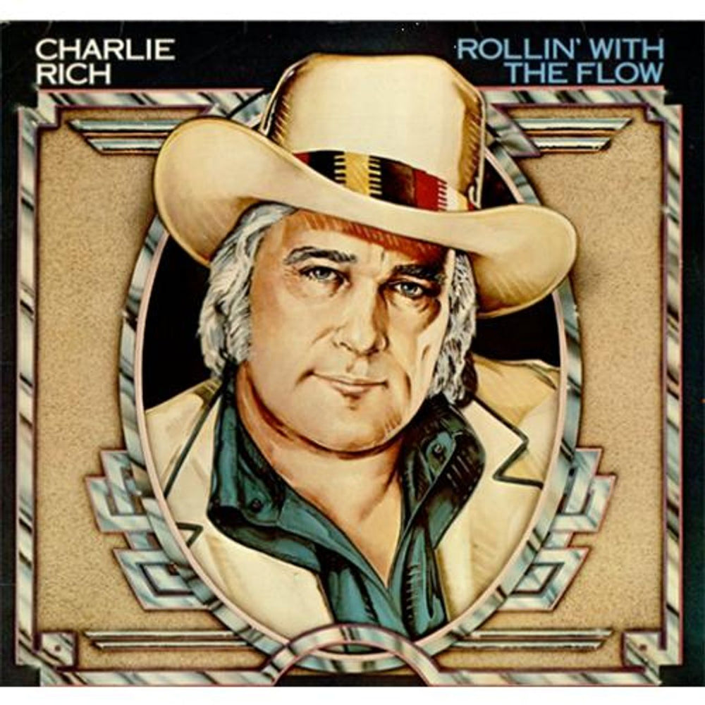 Charlie Rich Rollin' With The Flow UK vinyl LP album (LP record) EPC82229