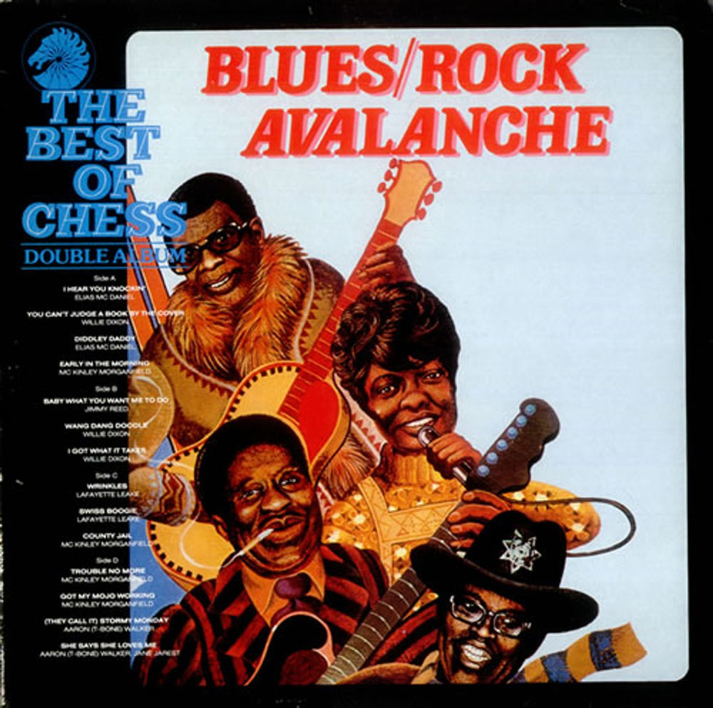 Chess Records Blues Rock Avalanche - The Best Of Chess UK 2-LP vinyl record set (Double LP Album) CXMD4056