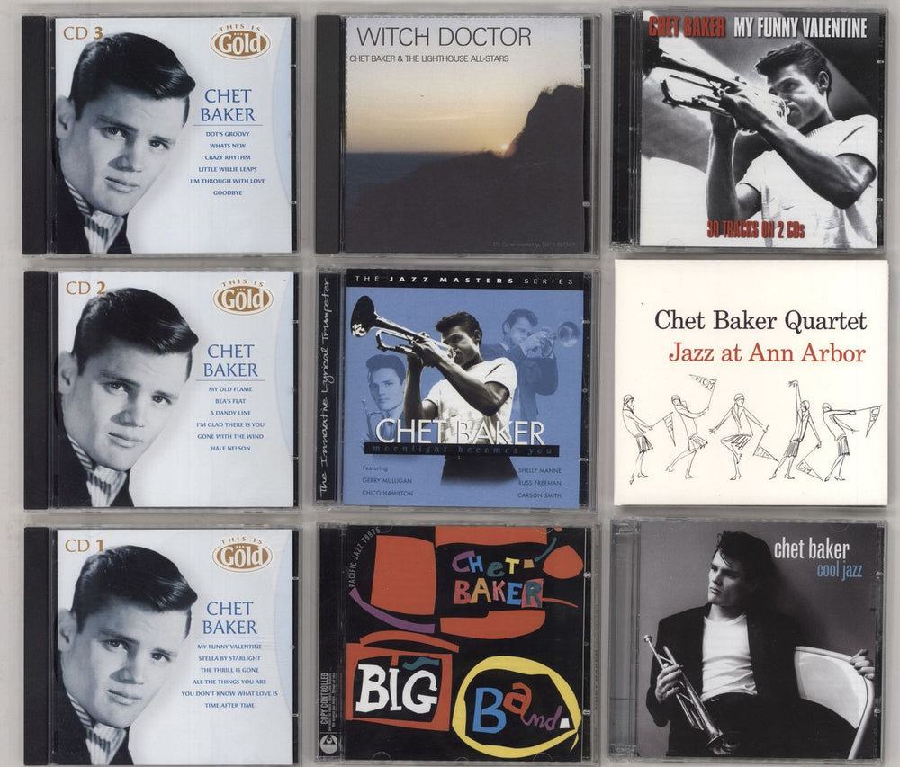 Chet Baker CD Album Collection UK CD album (CDLP)