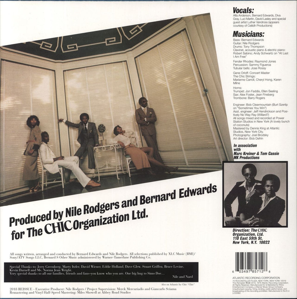 Chic C'est Chic - Half Speed Mastered UK vinyl LP album (LP record) 603497857128