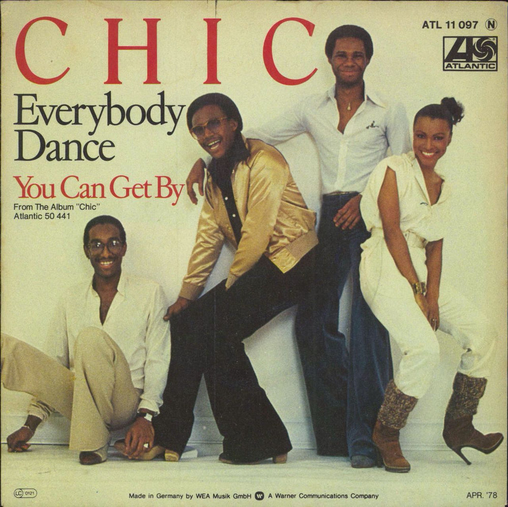 Chic Everybody Dance German 7" vinyl single (7 inch record / 45) ATL11097