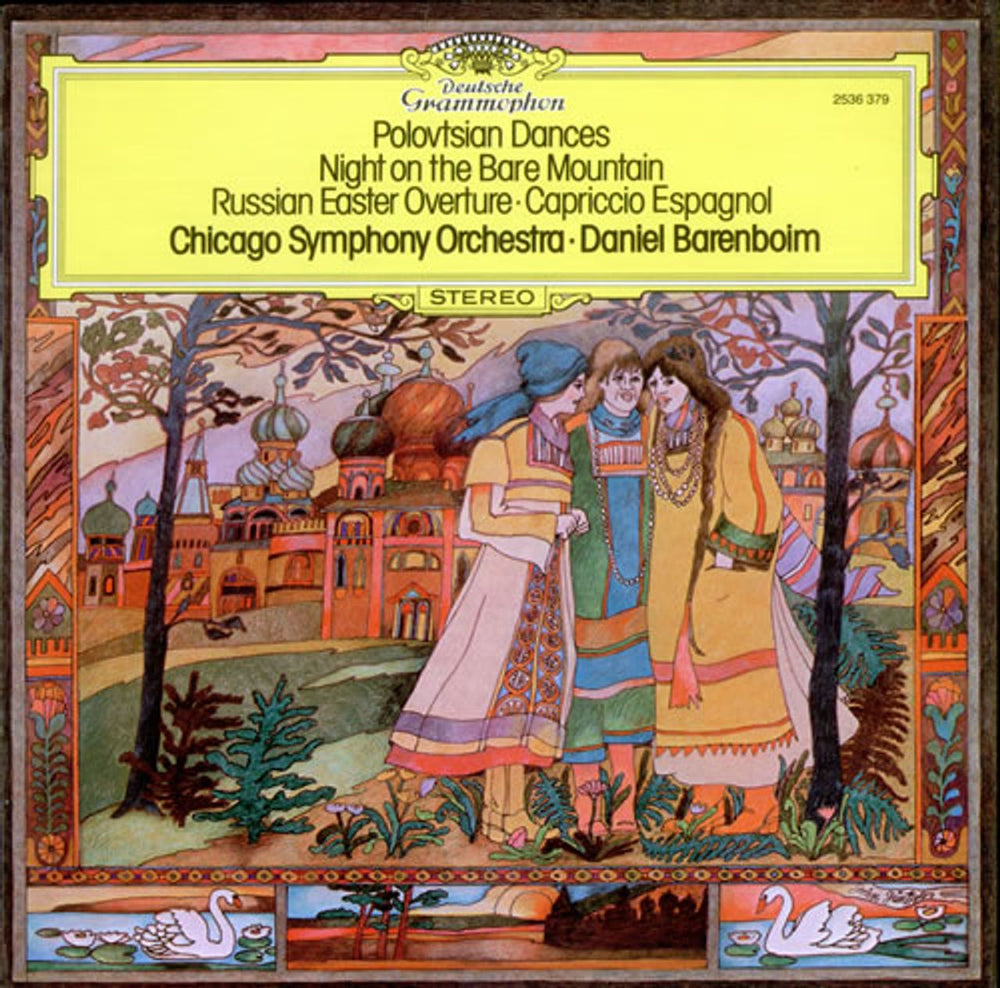 Chicago Symphony Orchestra Borodin: Polovtsian Dances / Rimsky-Korsakov: Russian Easter / Mussorgsky:Night on the Bare Mountain UK vinyl LP album (LP record) 2536379