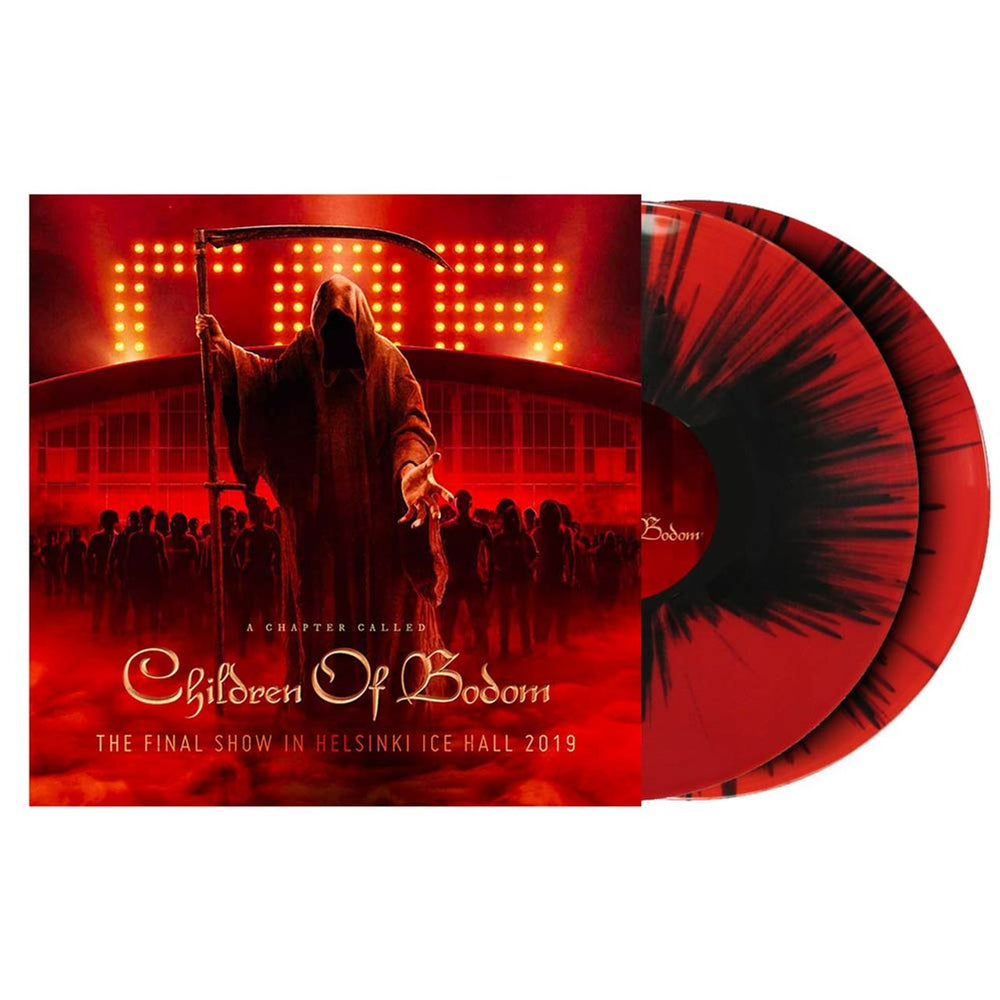 Children Of Bodom A Chapter Called Children Of Bodom - Red & Black Splatter Vinyl - Sealed German 2-LP vinyl record set (Double LP Album) SPINE800313P