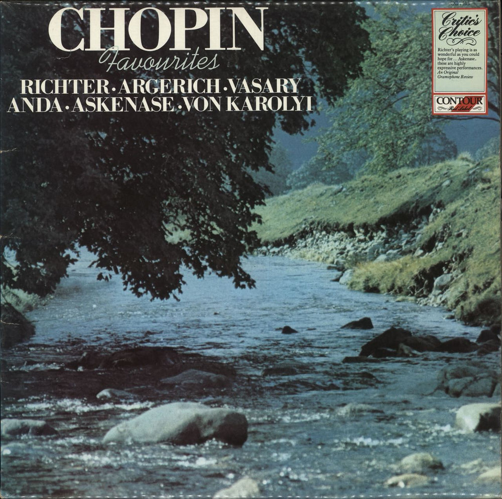 Chopin Chopin Favourites UK vinyl LP album (LP record) CC7513