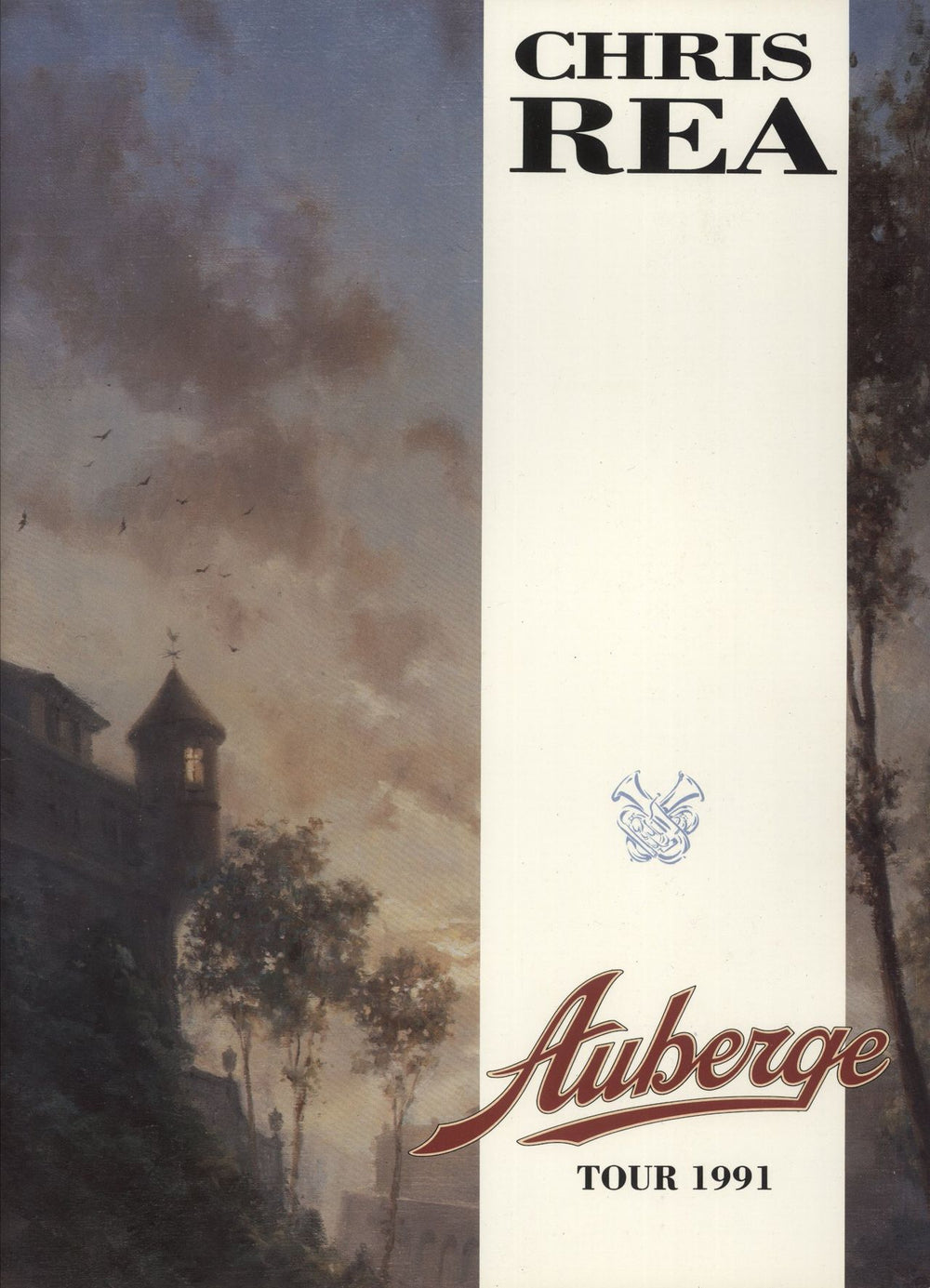 Chris Rea Auberge Tour Programme UK tour programme TOUR PROGRAMME