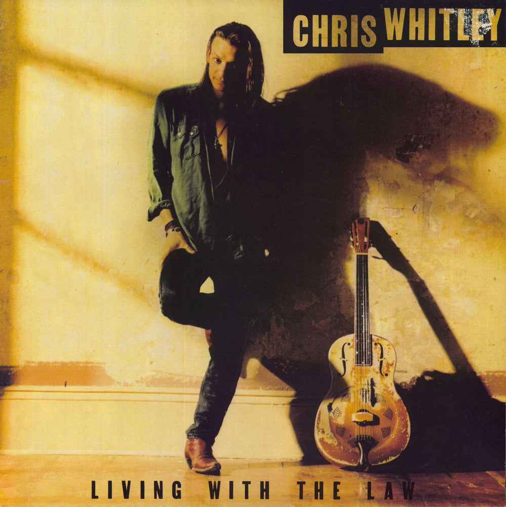 Chris Whitley Living With The Law - EX UK vinyl LP album (LP record) 4685681