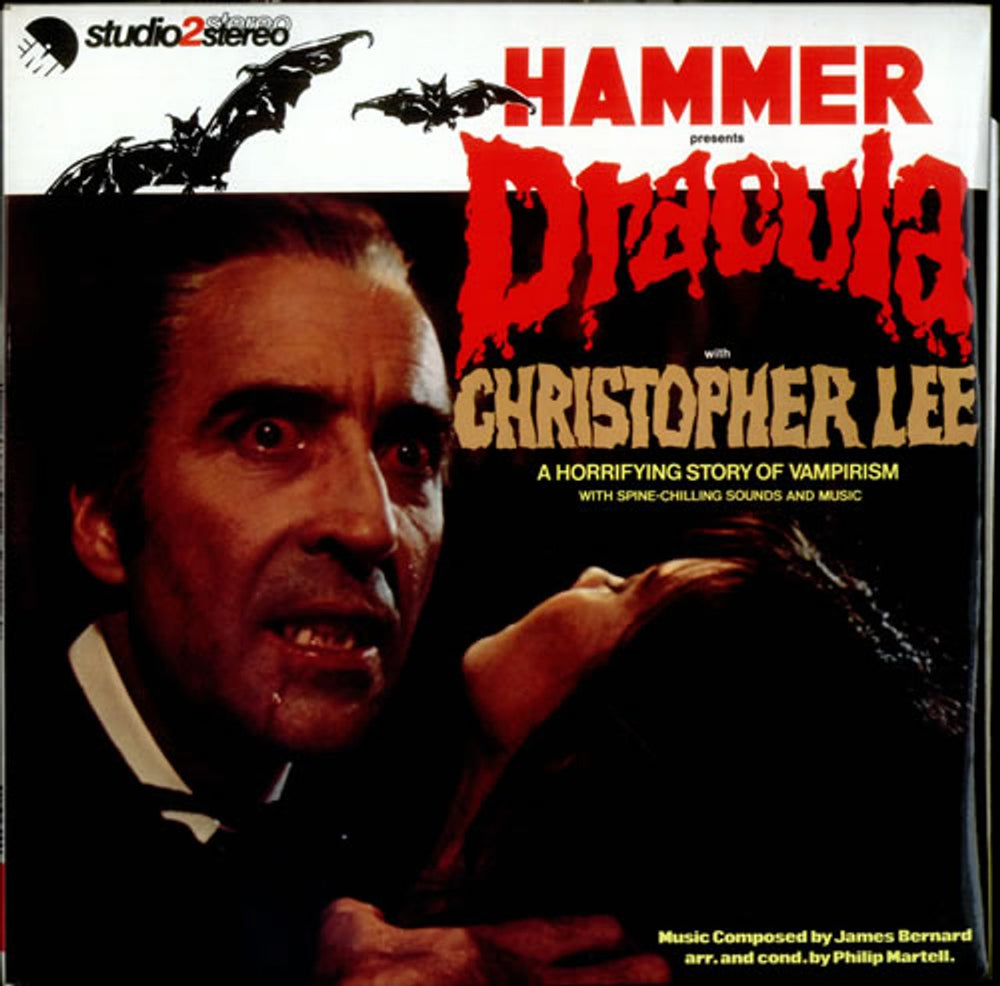 Christopher Lee Hammer Presents Dracula UK vinyl LP album (LP record) TWOA5001