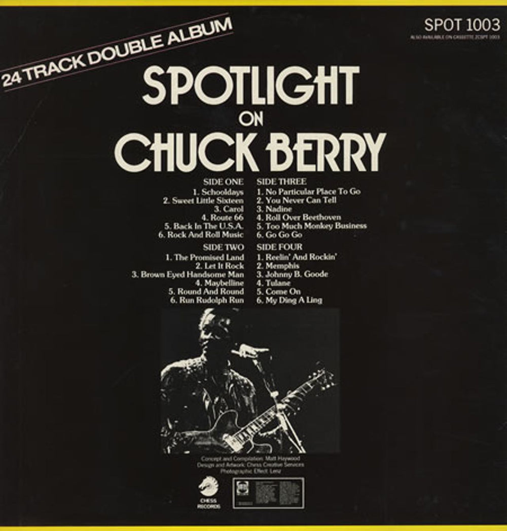 Chuck Berry Spotlight On Chuck Berry UK 2-LP vinyl record set (Double LP Album) CHK2LSP231688