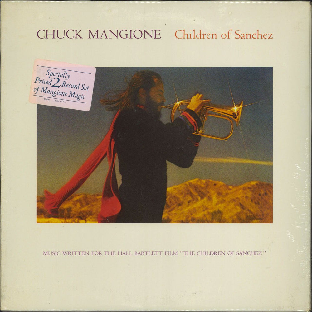 Chuck Mangione Children Of Sanchez - Stickered - Sealed US 2-LP vinyl record set (Double LP Album) SP-6700