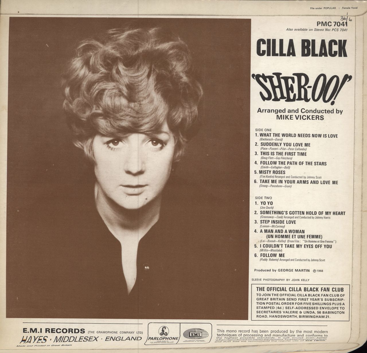 Cilla Black Sher-oo! - WOS UK vinyl LP album (LP record)