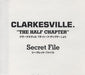 Clarkesville  Secret File Japanese Promo CD-R acetate CDR ACETATE