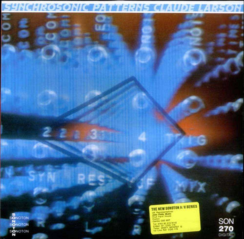 Claude Larson Synchrosonic Patterns German vinyl LP album (LP record) SON270