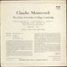 Claudio Monteverdi Monteverdi UK vinyl LP album (LP record)