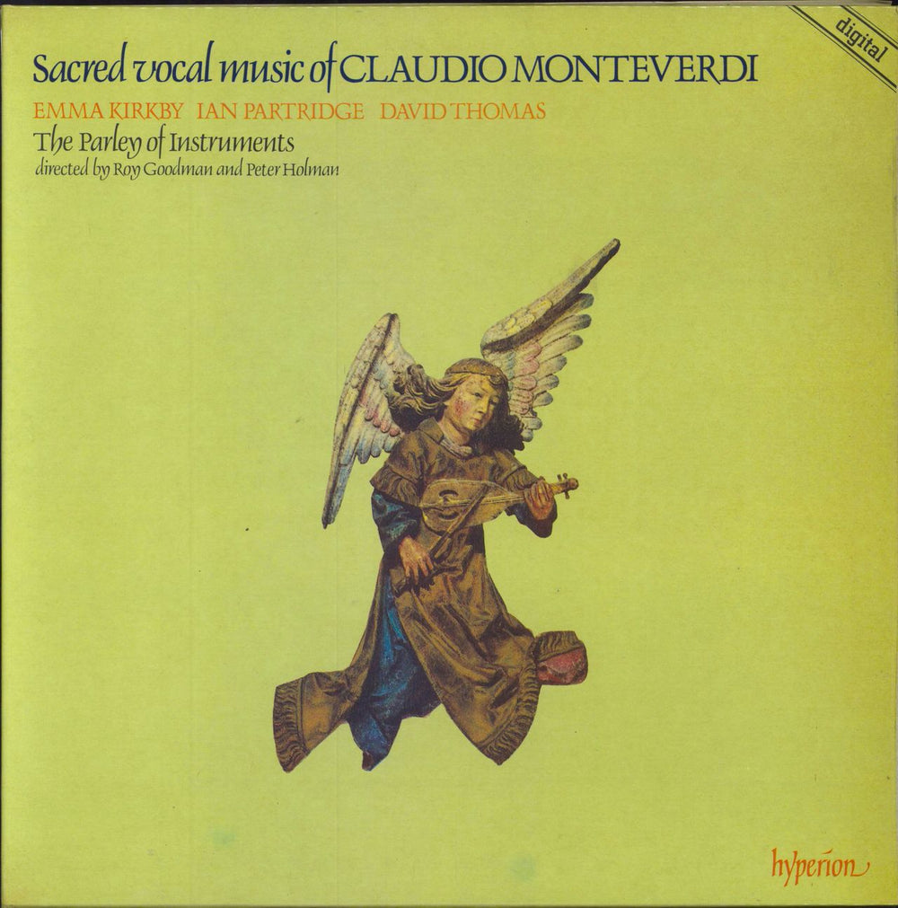 Claudio Monteverdi Sacred Vocal Music of Claudio Monteverdi UK vinyl LP album (LP record) A66021