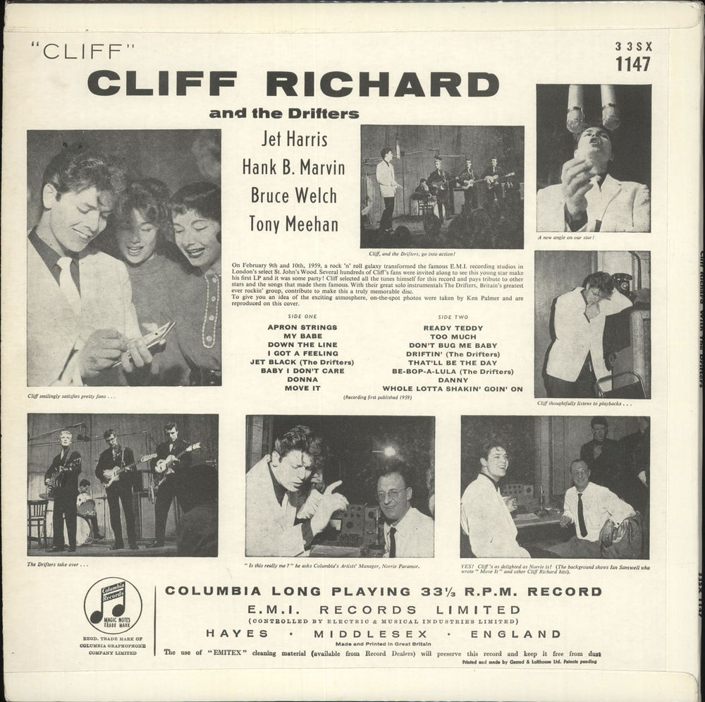 Cliff Richard Cliff - 1st UK vinyl LP album (LP record)