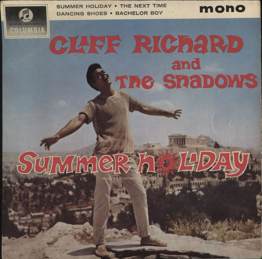Cliff Richard Summer Holiday EP - EX UK 7" vinyl single (7 inch record / 45) SEG8250