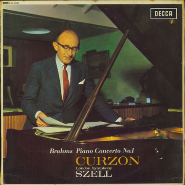 Clifford Curzon Brahms: Piano Concerto No. 1 - 1st - WBDG UK vinyl LP album (LP record) SXL6023