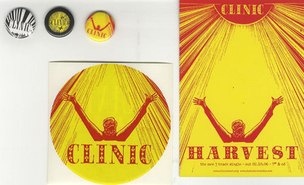 Clinic Harvest / Visitations UK Promo memorabilia