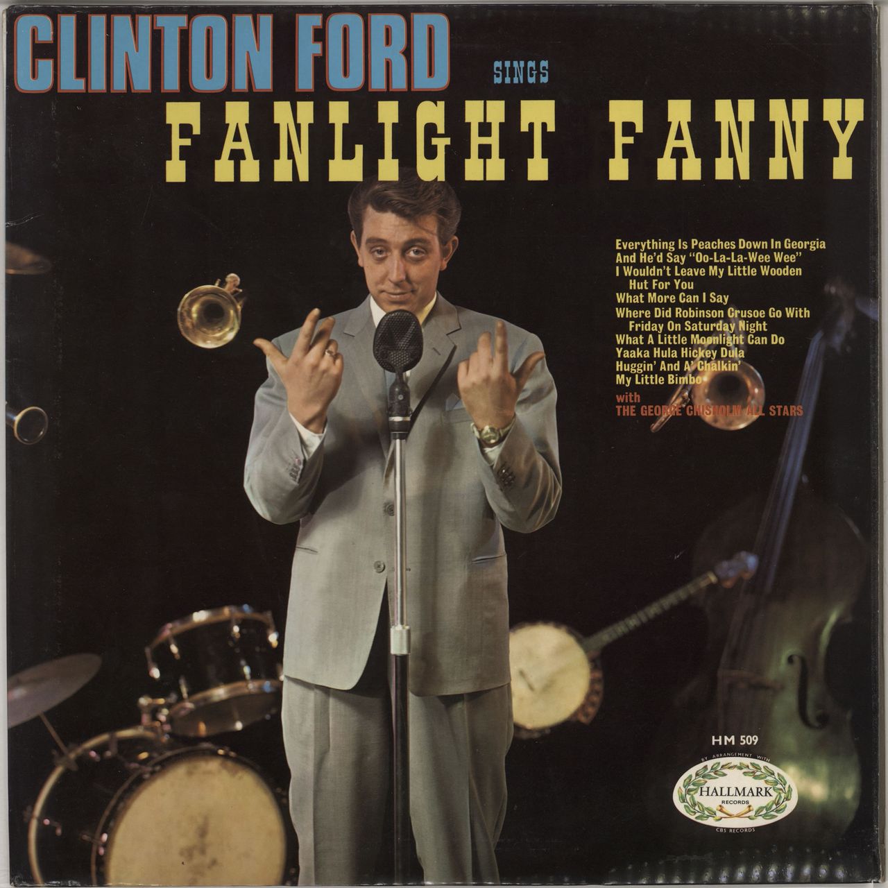 Clinton Ford Clinton Ford Sings Fanlight Fanny UK vinyl LP album (LP record) HM509