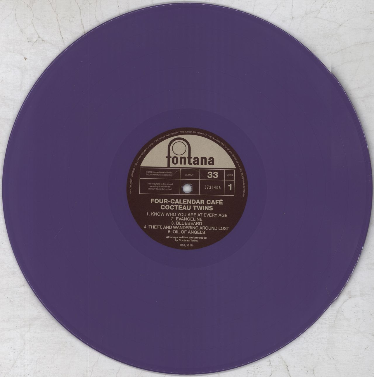 Cocteau Twins Four-Calendar Café - Purple Vinyl - RSD UK 2-LP vinyl record set (Double LP Album) COC2LFO824775