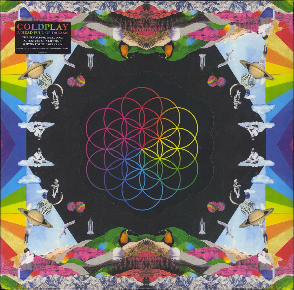 Coldplay A Head Full of Dreams - Coloured - Sealed UK 2-LP vinyl record set (Double LP Album) 0825646982158