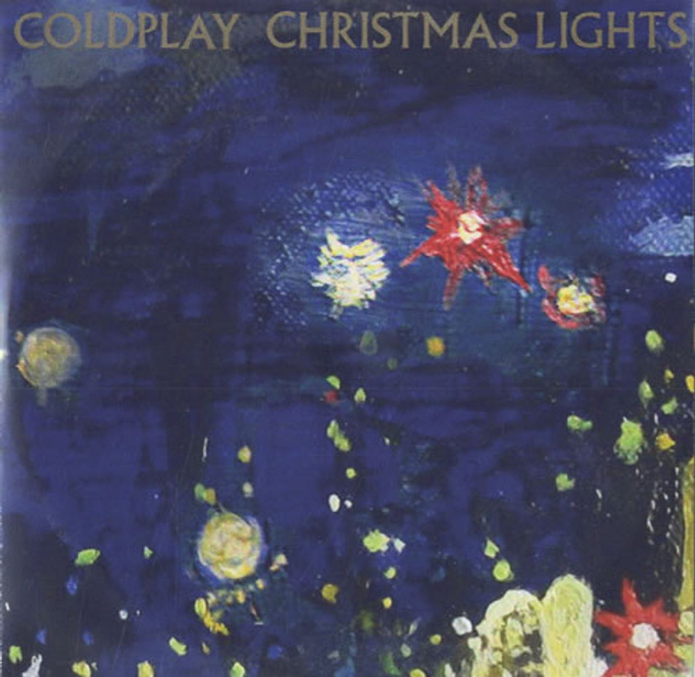 Coldplay Christmas Lights UK Promo CD-R acetate CD-R