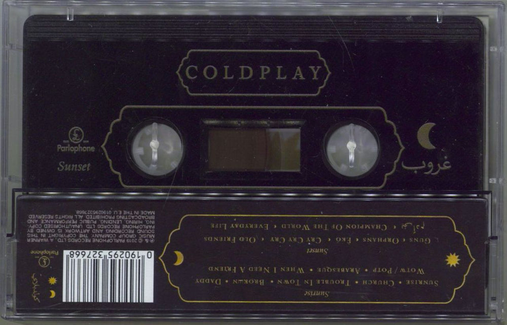 Coldplay Everyday Life UK cassette album 190295327668