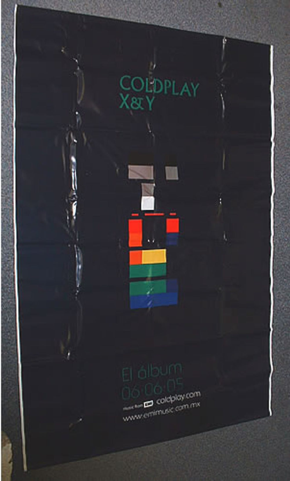 Coldplay X & Y Mexican Promo display DISPLAY BANNER