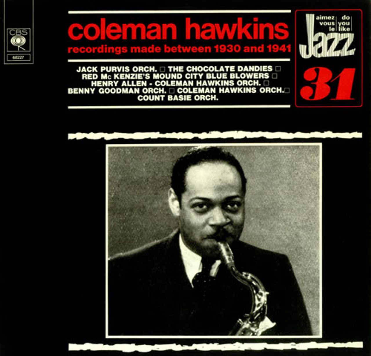 Coleman Hawkins Recordings Made Between 1930 & 1941 Dutch 2-LP vinyl record set (Double LP Album) 68227