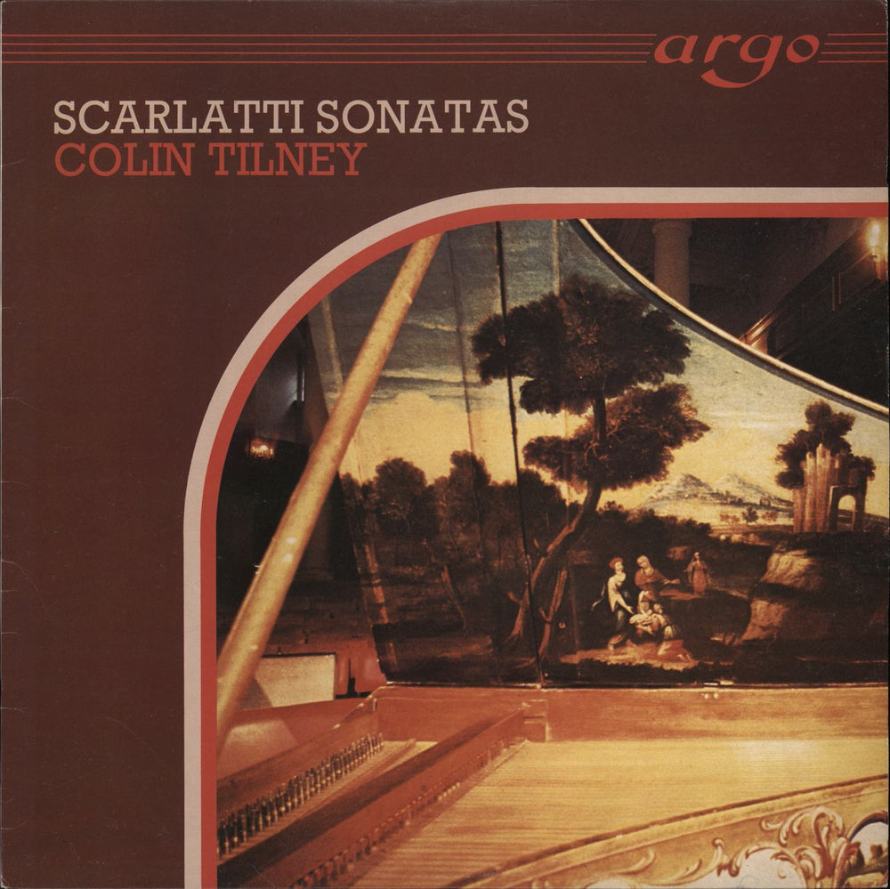 Colin Tilney Scarlatti Sonatas UK vinyl LP album (LP record) ZK5
